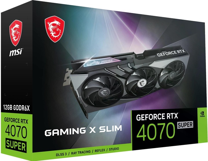 Immagine prodotto MSI GeForce RTX 4070 SUPER 12G GAMING X SLIM (12 GB)