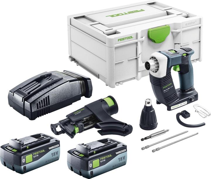 Produktbild Festool DURADRIVE DWC 18-4500 Basic Akku Bauschrauber 18 V 14 Nm Brushless + 2x Akku 8,0 Ah + (Batteriebetrieb)