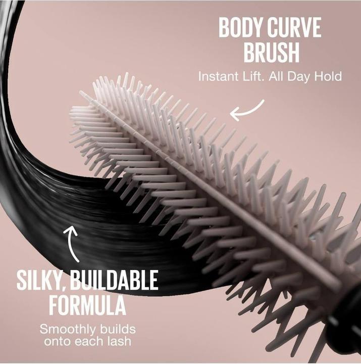 Actual product image Maybelline New York Maybelline Lash Sensational Body Mascara 72ml Very Black Waterproof (Very Black)