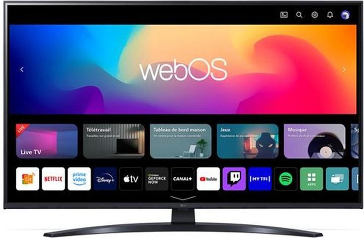 Actual product image LG TV UHD UR81 43, 3840 x 2160 (Ultra HD 4K), LED LCD (43", UR81, LCD, 4K, 2023)