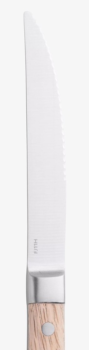 Produktbild WMF Steakmesser Set 6tlg Pizzamesser Ranch Spezialklingenstahl Eichenholz Holzbox (6 Stück, Messer)