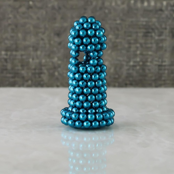 Actual product image Neoballs Sphere Magnets Cyan