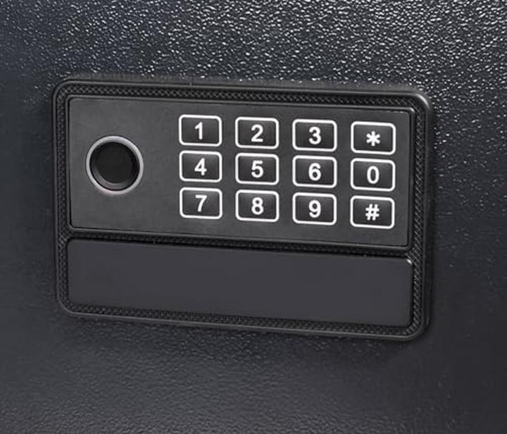 Actual product image pavo High Security key safe grey with 20 hooks electronic lock