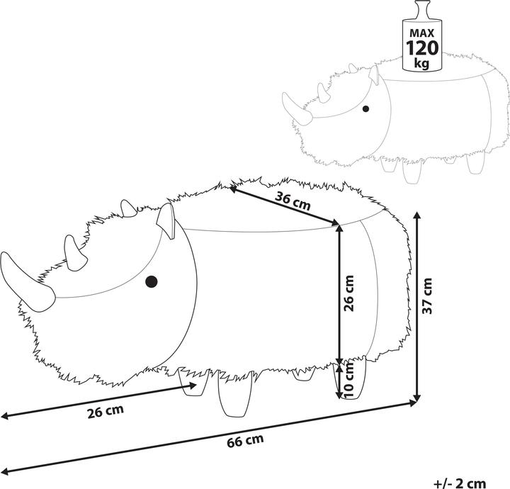 Produktbild Beliani Woolly