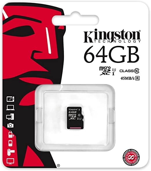 Produktbild Kingston Canvas Select Plus microSDXC Card 64GB (64 GB, microSDXC, U1, UHS-I)