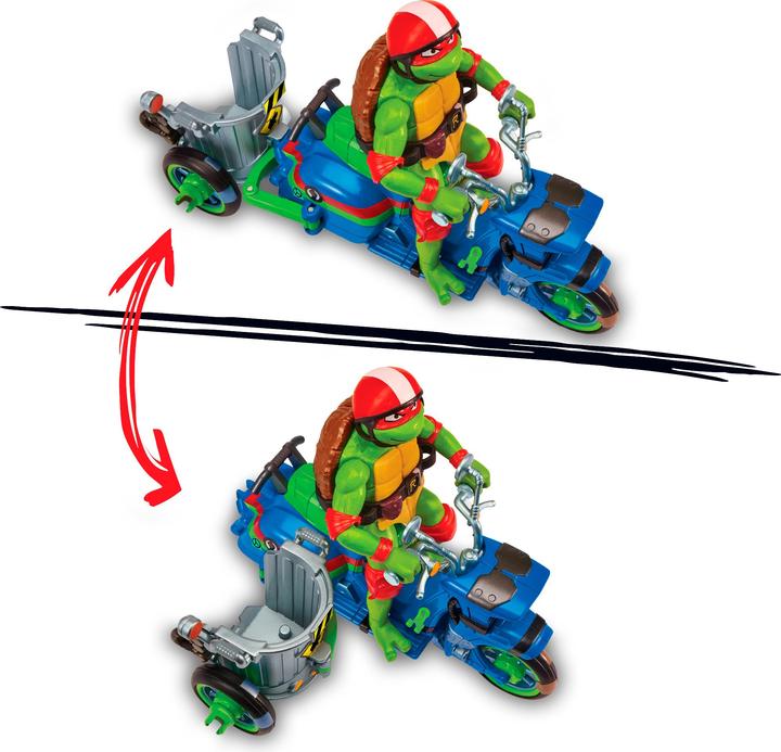 Image du produit Little Tikes Tortues Ninja - Vehicule deluxe avec figurine 12 cm - Raphael