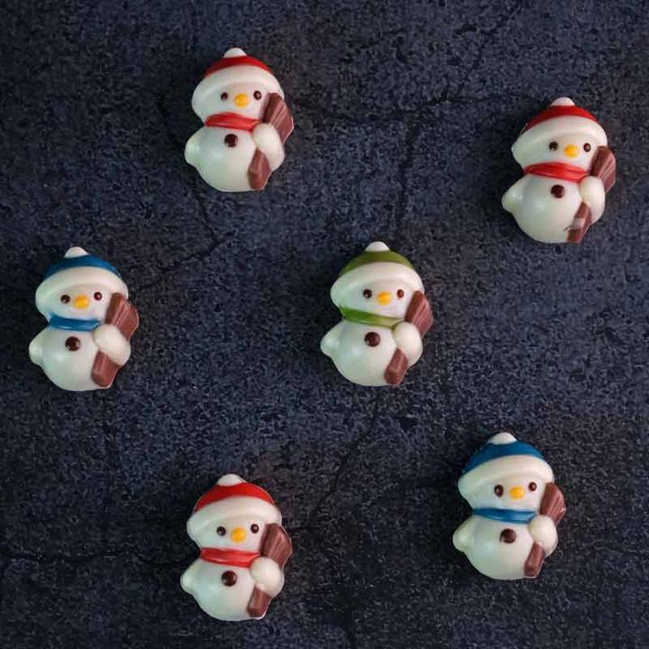 Produktbild miniSchoggi Pralinenform Schneemann