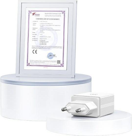 Produktbild Usams Ład. siec. 18W Lightning2.1A 2.1A 1m Fast Charging biały/white HC series (CC090) (18 W)