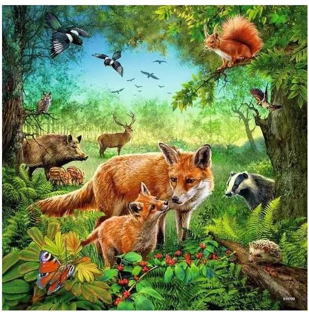 Actual product image Ravensburger animals of the earth (49 pieces)