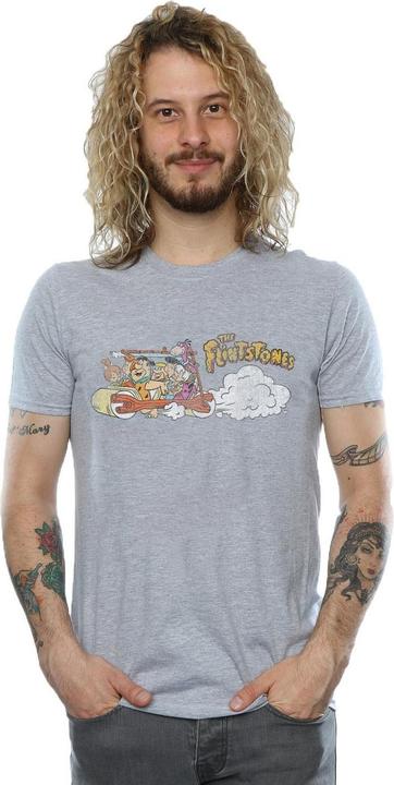 Produktbild The Flintstones Family Car Distressed TShirt (S)
