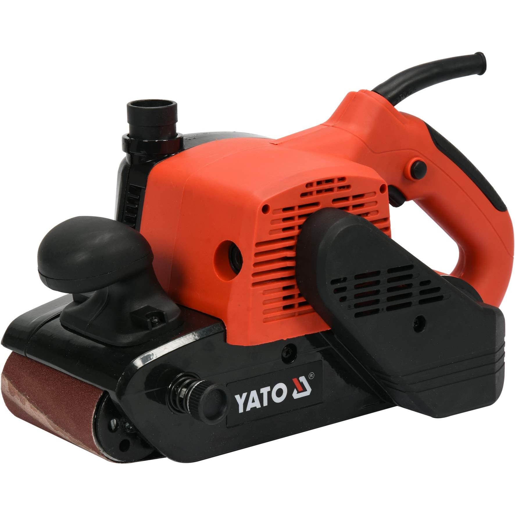 Yato, Schleifmaschine + Poliermaschine, Bandschleifer 1200 Watt, 100mm (Bandschleifer, 1200 W)