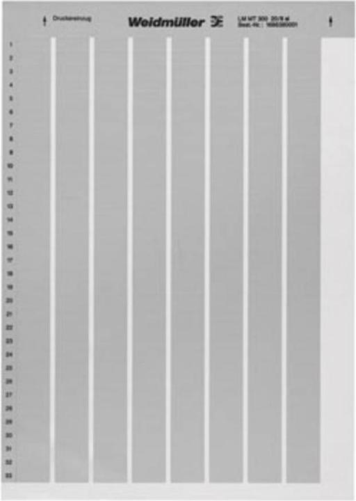 Produktbild Weidmüller Etikett si Selbstkl 56x22mm 1686420001
