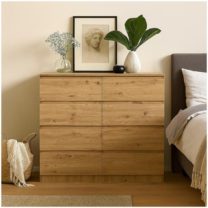 Produktbild HTI-Living Kommode 8 Schubladen Thekla Artisaneiche