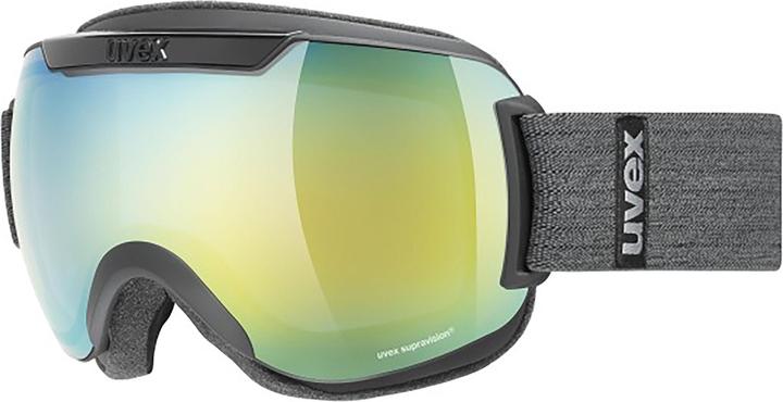 Uvex Sports Ski goggles Downhill 2000 Full Mirror (colour: 2730 black, mirror orange (S2), blue)