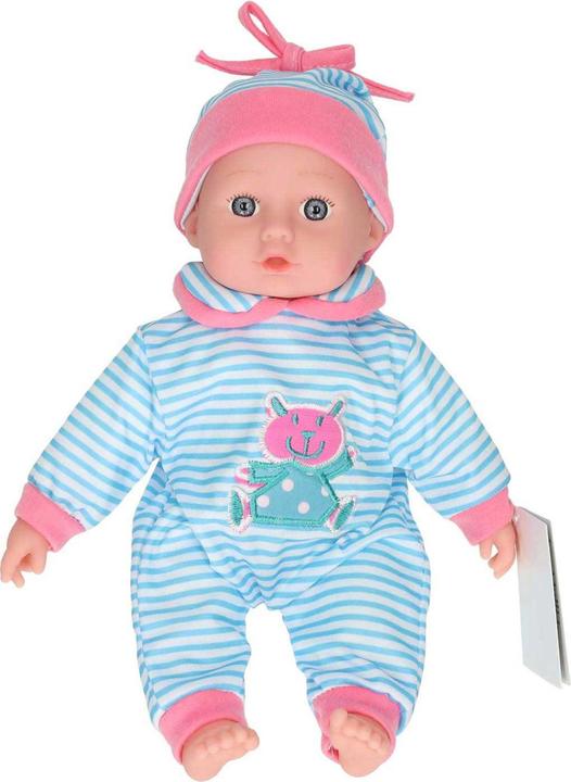 Actual product image Manen Toys Amsterdam baby doll girl 26 cm grey/pink