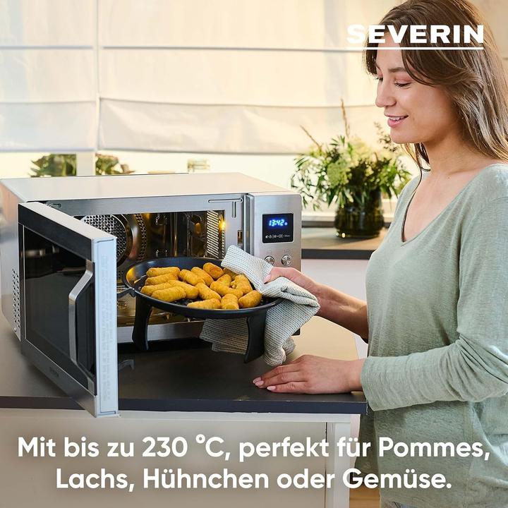Produktbild Severin Mikrowelle mit Heissluft und Grillfunktion, 4-in-1 mit Air Fry Funktion (25 l)
