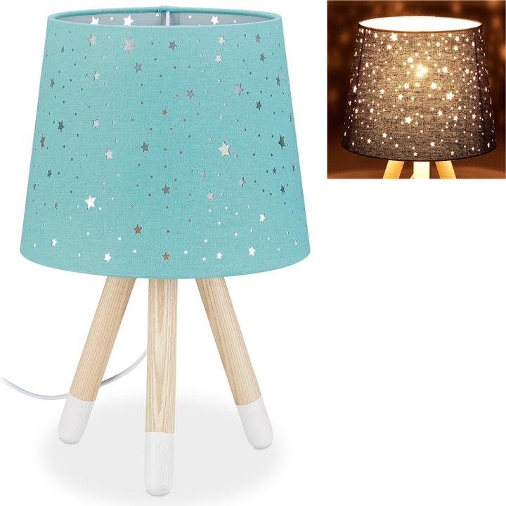 Relaxdays Tischlampe Kinderzimmer (E14)