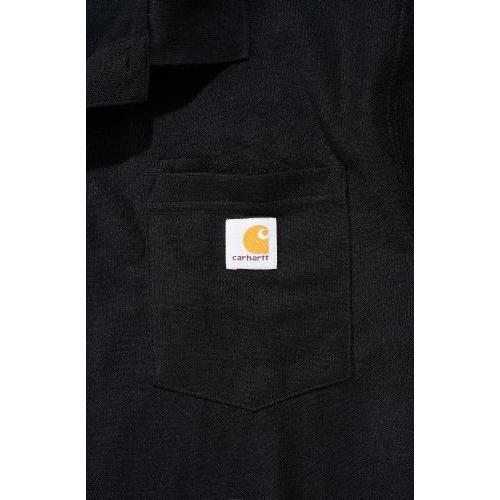 Thumbnail - Carhartt, Herren, Shirt, Work Pocket Polo, Schwarz, (S)