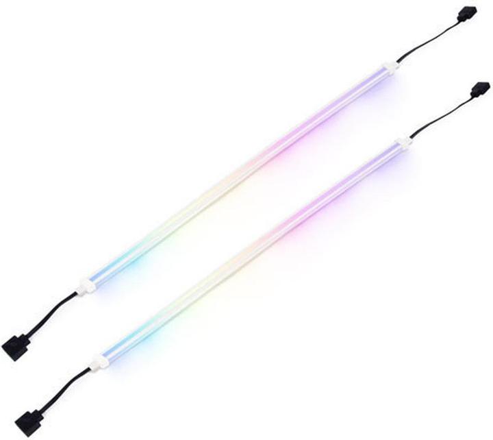Actual product image Silverstone Technology SST-LS04 - Premium ARGB LED Light Strip, 45 cm with 40x 2020 ARGB L on both sides (RGB)