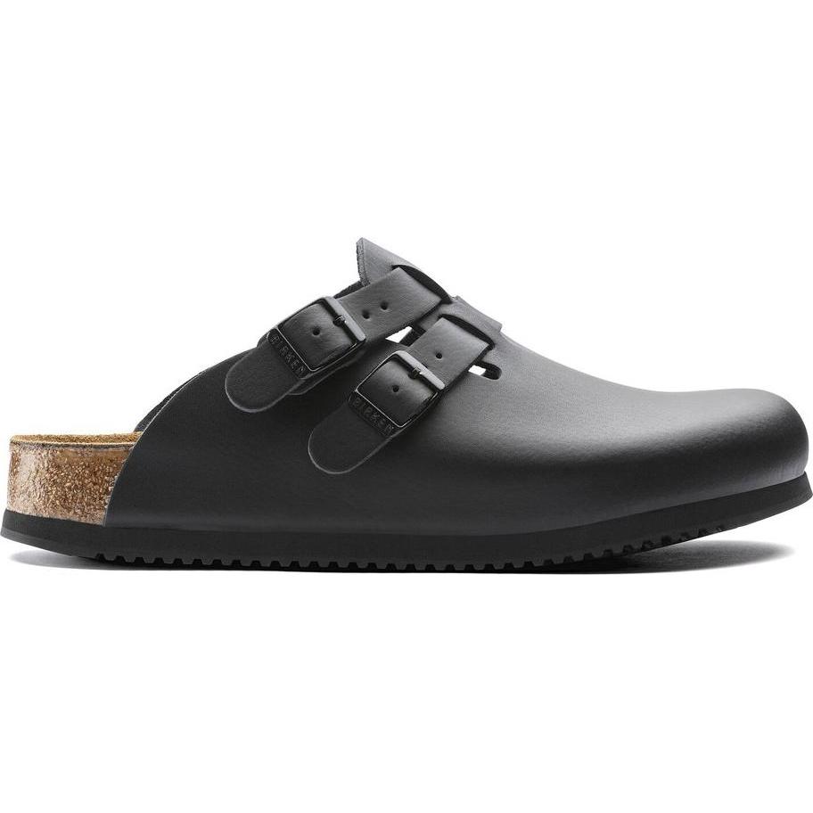 Birkenstock, Herren, Hausschuhe, Kay Naturleder Normal, Schwarz, (43)