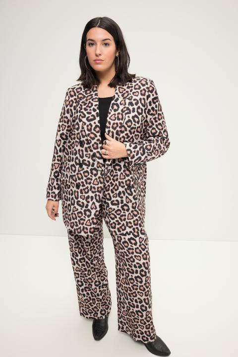 Actual product image Studio Untold Double Breasted Leopard Print Blazer (54, 56)