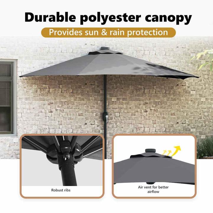 Actual product image vidaXL Garten-Sonnenschirm (1.50 m)