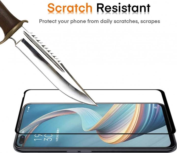 Produktbild Screenguard Oppo Reno4 Z 5G Full Screen Panzerglas Schutzfolie 2.5D 9H (1 Stk., Oppo Reno 4 Z 5G)