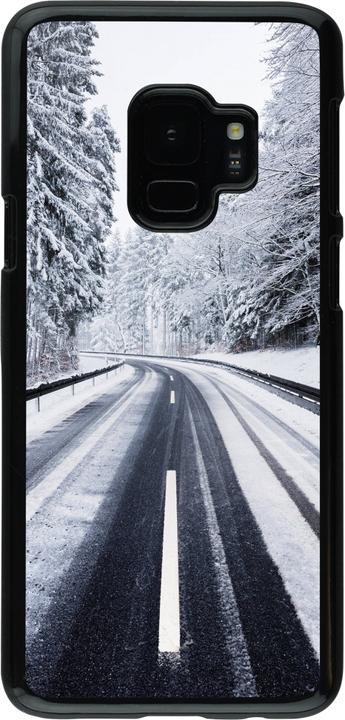 Actual product image PhoneLook Coque Winter 22 Snowy Road (Samsung Galaxy S9)