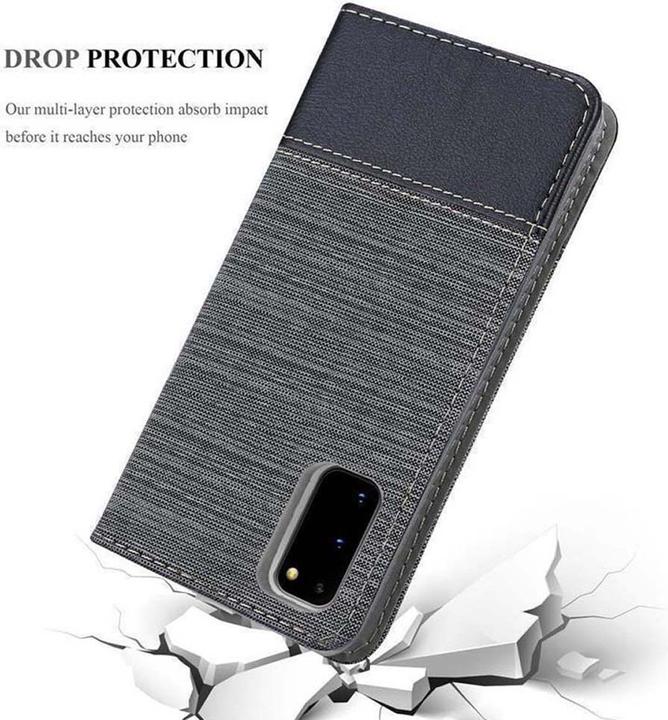 Actual product image Cadorabo Book Jeans Optics Cover (Samsung Galaxy S20+)