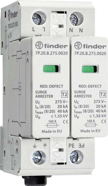 Actual product image Finder SPD type 2, 1-phase, 2 varistors, FM