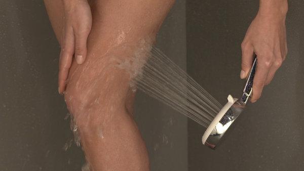 Produktbild hansgrohe HG Handbrause Crometta 100 Vario DN 15 EcoSm Version 9 l/min weiss/chrom (4 Strahlarten, 18 l/min)