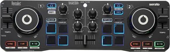 Actual product image Hercules DJ Control Starlight + Bonus In-Ear Kopfhörer