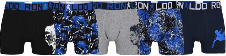 Immagine prodotto CR7 Ragazzi: tronco in cotone elasticizzato 5 pezzi (140, Confezione da 5 pezzi)
