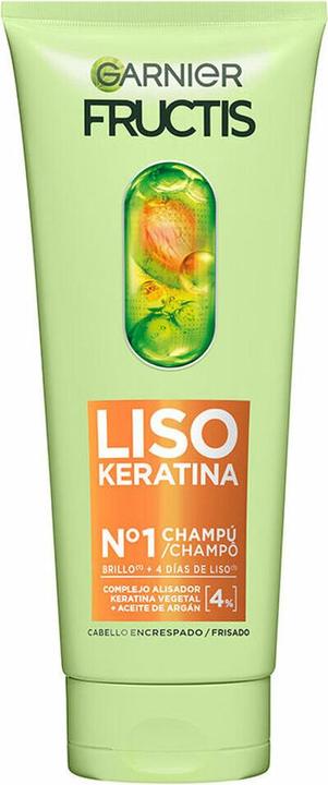 Produktbild Garnier Fructis No1 Smooth Keratin Shampoo 200 Ml (Flüssiges Shampoo, 200 ml)