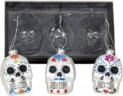 IKO Metal lantern h = 37 + 58cm with LED chain set of (3 -part)