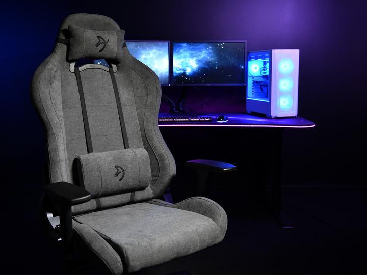 Immagine prodotto Arozzi Sedia da gioco Torretta SoftFabric - Cenere