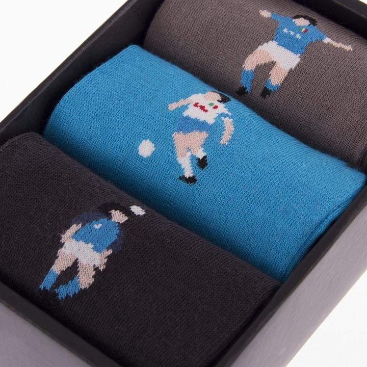 Produktbild Copa Football Maradona X Napoli Freizeitsocken Box Set (40 - 46)