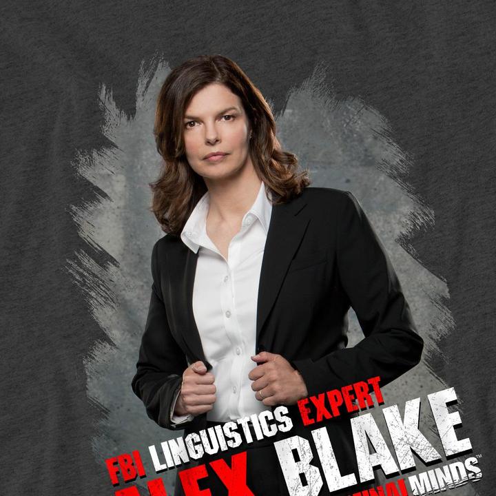 Actual product image Criminal Minds Unisex Adult Alex Blake T-Shirt (XL)