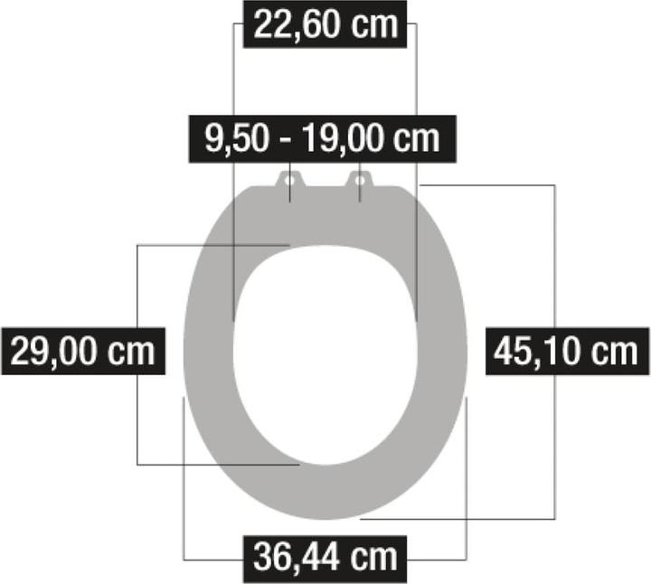 Produktbild Cornat Thermoplast-Toilettensitz BLOSSOMS