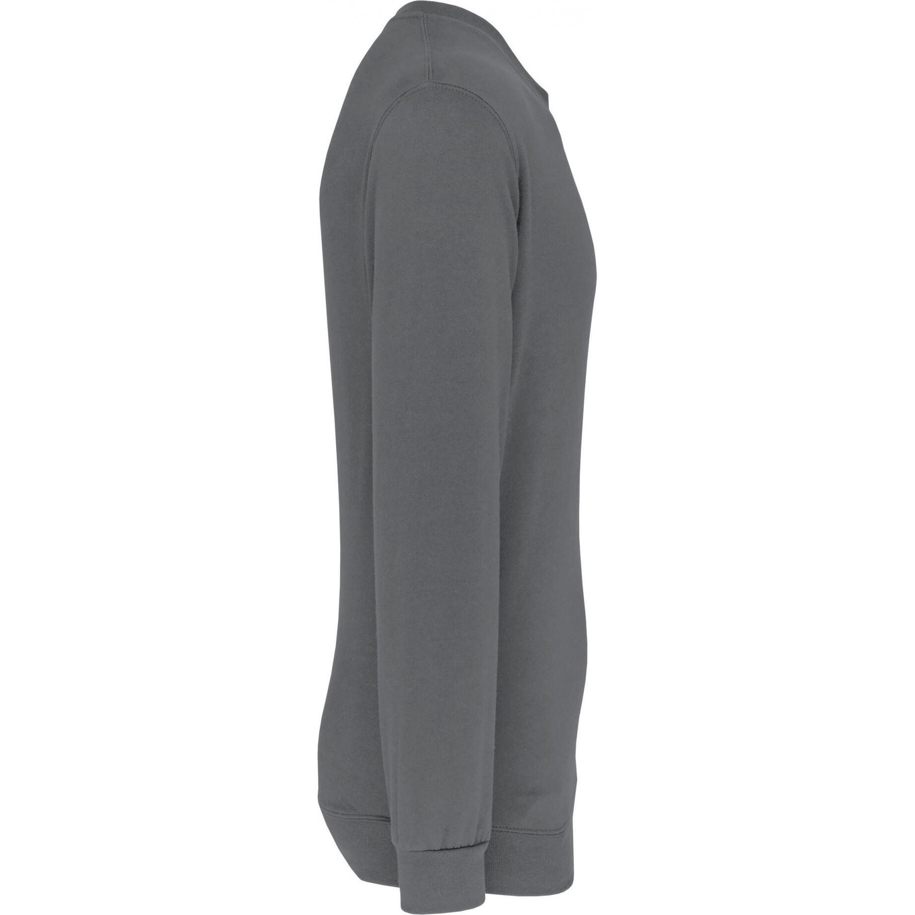 Thumbnail - Kariban, Pullover, Sweatshirt mit Rundhalsausschnitt, Grau, (XXL)