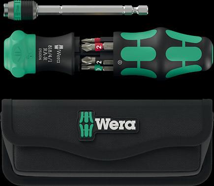 Produktbild Wera Kraftform Kompakt 20 RA-R mit Tasche (Pozidriv-Kreuzschlitz (PZ), Pin-torx, Schlitz)