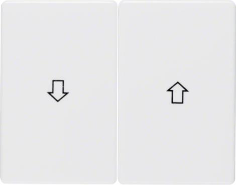 Produktbild Berker Arsys Wippe Jalousie 14350169 polarweiss