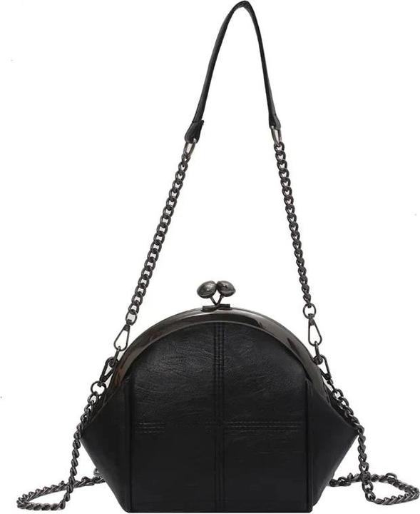 Only-Bags.Store Kette Design Umhängetasche Hohe Qualität PU Leder Messenger Taschen Solid Farbe Designer Geldbörse