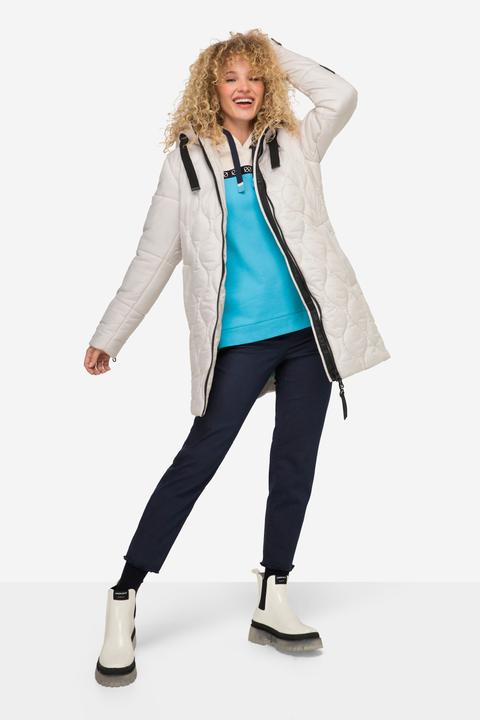 Image du produit Laurasøn Long-Steppjacke, Kapuze, Zipper, Langarm, fällt kleiner aus (M)