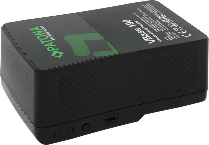 Actual product image Patona Premium V-Mount 190Wh PD100W (Camera battery)