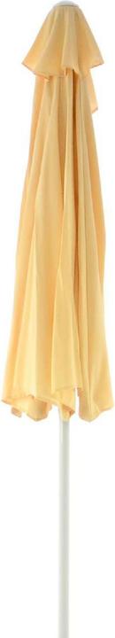 Produktbild VCM Balkon-Sonnenschirm Beige halbrund Gartenschirm Sonnenschutz 2,7m mit Kurbel (2.70 m)