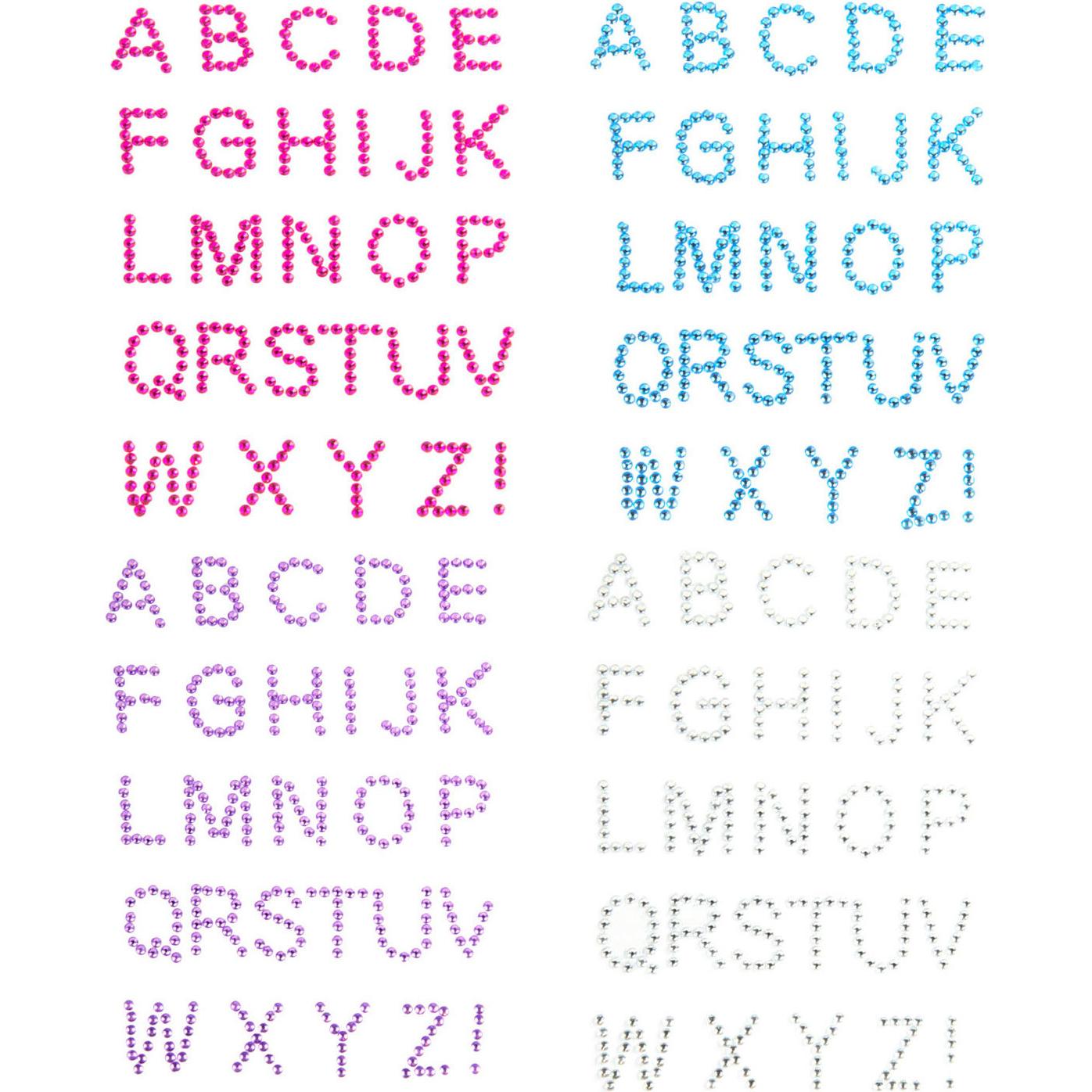 Thumbnail - Craft Line Strass Alphabet, 27 Stk.