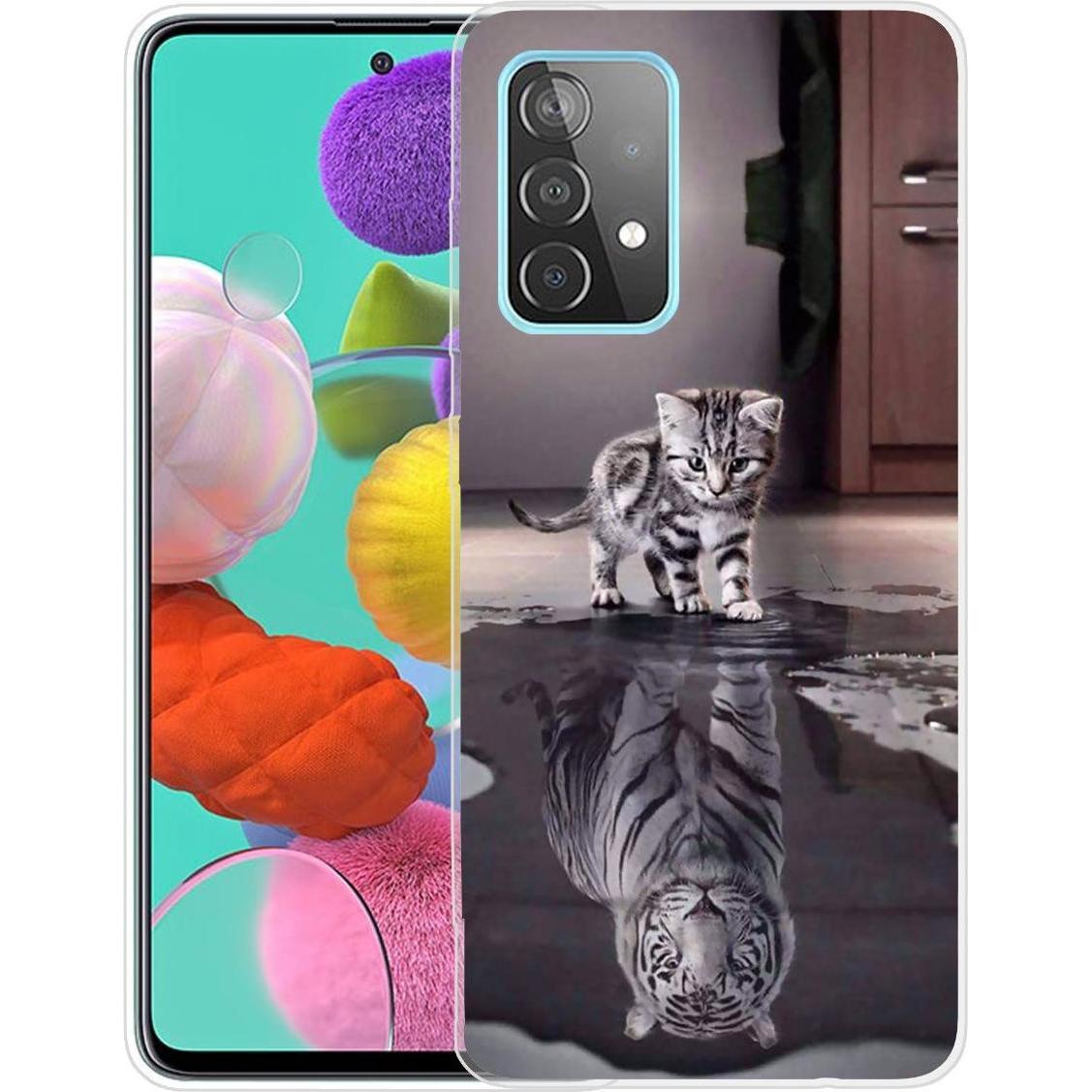 König Design Hülle Handy Schutz für Samsung Galaxy A72 5G Case Cover Tasche Etuis Transparent (Samsung Galaxy A72 5G), S...