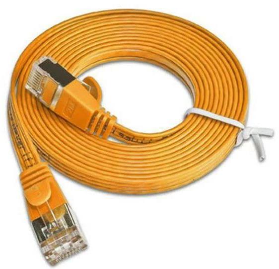 Produktbild SLIM Slimpatchkabel Cat 6, STP, 20 m, Orange (U/FTP, CAT6, 20 m)