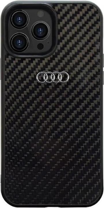 Actual product image Audi Carbon Fiber iPhone 14 Pro 6.1" czarny/black hardcase AU-TPUPCIP14P-R8/D2-BK (Apple iPhone 14 Pro)